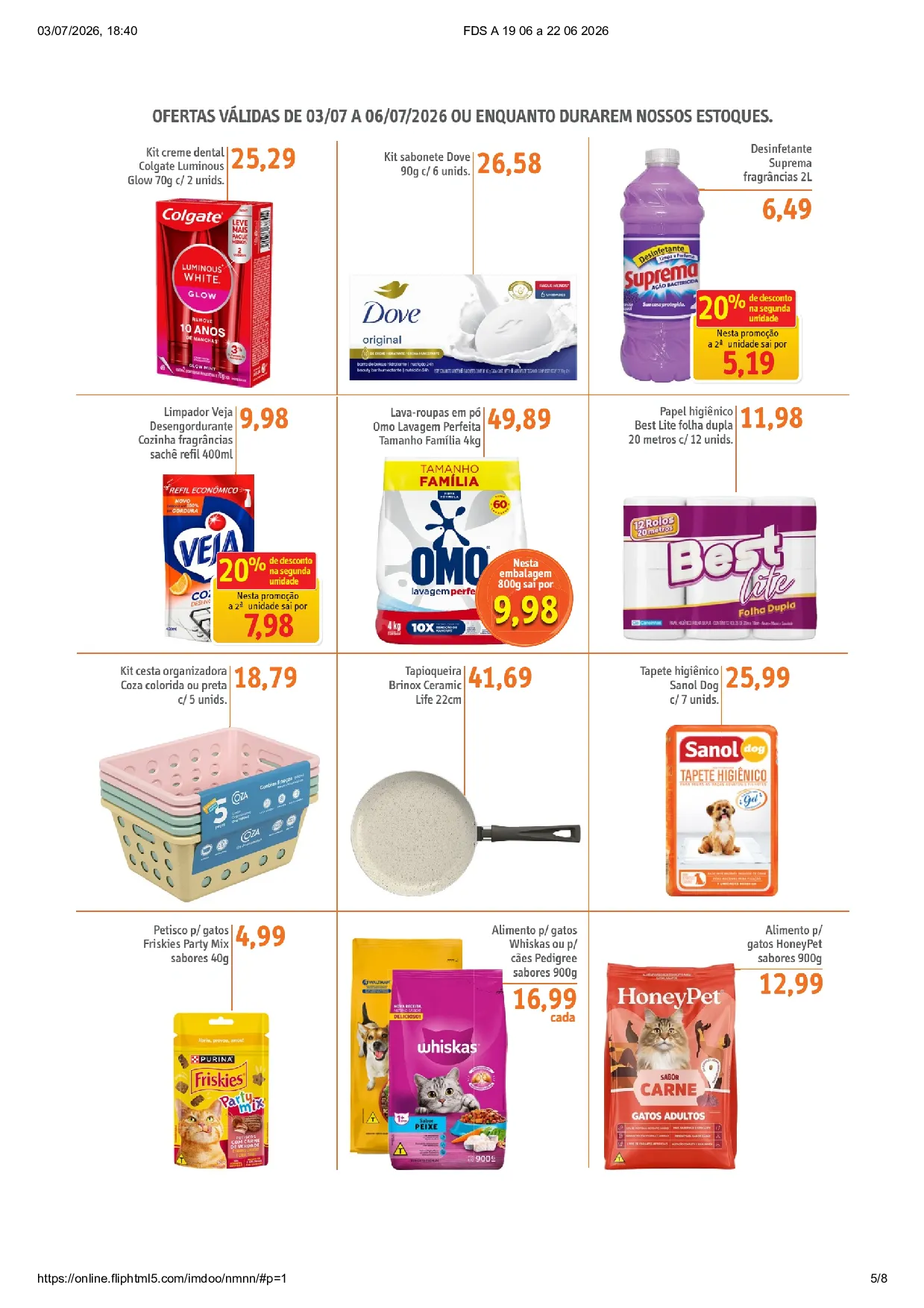 Ofertas do Sonda Supermercados